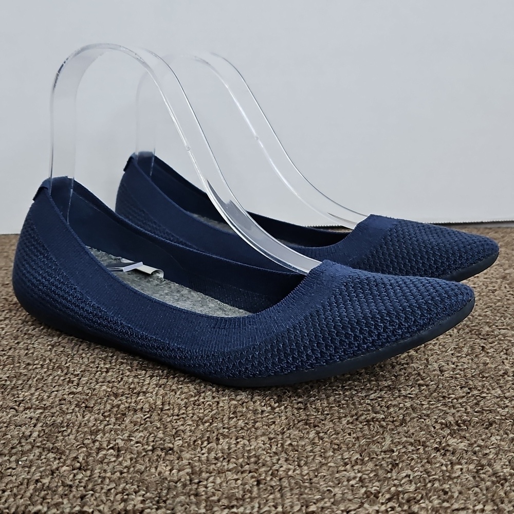 Allbirds Tree Breezers Ballet Slip On Shoes Blue Womens Sz 8.5